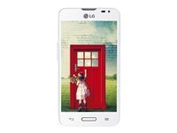 LG L65 (D280) - 3G pekskärmsmobil - RAM 1 GB / Internal Memory 4 GB - LCD-skärm - 4.3" - 800 x 480 pixlar - rear camera 5 MP - vit LGD280.ANEUWY