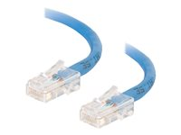 C2G Cat5e Non-Booted Unshielded (UTP) Network Patch Cable - Patch-kabel - RJ-45 (hane) till RJ-45 (hane) - 10 m - UTP - CAT 5e - tvinnad, enhetsstart - blå 83027