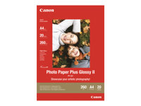 Canon Photo Paper Plus Glossy II PP-201 - Blank - A3 plus (329 x 423 mm) 20 ark fotopapper - för PIXMA iX7000, MP210, MP520, MP610, MP970, MX300, MX310, MX700, MX850, PRO-1, PRO-10, 100 2311B021