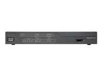Cisco 886VA Secure Router with VDSL2/ADSL2+ over ISDN - Router - ISDN/DSL 4-ports-switch - WAN-portar: 2 CISCO886VA-SEC-K9