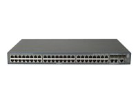 HPE 3600-48 v2 EI - Switch - L4 - Administrerad - 48 x 10/100 + 4 x Gigabit SFP + 2 x delad 10/100/1000 - rackmonterbar JG300A#ABB