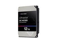 WD Ultrastar DC HC555 - Hårddisk - datacenter - 12 TB - inbyggd - 3.5" - SAS 12Gb/s - 7200 rpm - buffert: 512 MB 0B47741