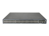 HPE 3600-48-PoE+ v2 EI - Switch - L3 - Administrerad - 48 x 10/100 + 4 x Gigabit SFP + 2 x delad 10/100/1000 - rackmonterbar - PoE+ JG302A#ABB