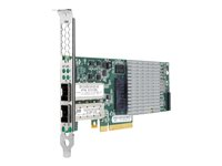 HPE StorageWorks CN1000Q - Nätverksadapter - PCIe 2.0 x8 - 10GbE - 2 portar - för ProLiant DL165 G7, DL360 G7, DL360e Gen8, DL360p Gen8, DL380 G6, DL380p Gen8, DL385p Gen8 BS668A