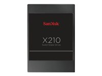 SanDisk X210 - SSD - 128 GB - inbyggd - 2.5" - SATA 6Gb/s SD6SB2M-128G-1022I