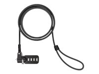 Compulocks T-bar Security Combination Cable Lock - Lås för säkerhetskabel - för Compulocks Universal Tablet Holder CL37