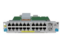 HPE - Expansionsmodul - Gigabit Ethernet (PoE+) x 20 + 10 Gigabit SFP+ x 2 + 2 x SFP+ - för HPE 8206, 8212; HPE Aruba 5406, 5412 J9536A