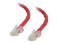 C2G Cat5e Non-Booted Unshielded (UTP) Network Patch Cable - Patch-kabel - RJ-45 (hane) till RJ-45 (hane) - 2 m - UTP - CAT 5e - tvinnad, enhetsstart - röd 83083