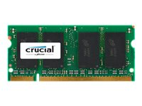 Crucial - DDR2 - modul - 4 GB - SO DIMM 200-pin - 800 MHz / PC2-6400 - CL6 - 1.8 V - ej buffrad - icke ECC CT51264AC800