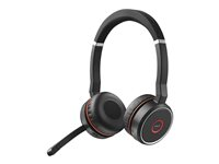 Jabra Evolve 75 SE MS Stereo - Headset - på örat - Bluetooth - trådlös - aktiv brusradering - USB - Certifierad för Microsoft-teams - för LINK 380a MS 7599-842-109