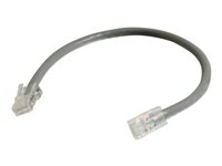 C2G Cat5e Non-Booted Unshielded (UTP) Network Patch Cable - Patch-kabel - RJ-45 (hane) till RJ-45 (hane) - 5 m - UTP - CAT 5e - tvinnad, enhetsstart - grå 83005