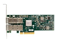 HPE InfiniBand 4X QDR CX-2 PCI-e G2 Dual-port HCA - Nätverksadapter - PCIe 2.0 x8 - InfiniBand - 4x InfiniBand (SFF-8470) - 2 portar - för ProLiant DL360p Gen8, DL370 G6, DL380 G6, DL385p Gen8, ML350p Gen8, SL270s Gen8 592520-B21