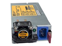 HPE Common Slot High Efficiency - Nätaggregat - hot-plug (insticksmodul) - 80 PLUS Gold - AC 90-135/180-264 V - 750 Watt 512327-B21