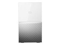 WD My Cloud Home Duo WDBMUT0160JWT - Personlig molnlagringsenhet - 16 TB - HDD 8 TB x 2 - Gigabit Ethernet WDBMUT0160JWT-EESN