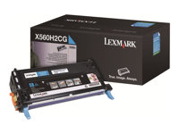 Lexmark - Lång livslängd - cyan - original - tonerkassett - för Lexmark X560dn, X560n X560H2CG