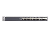 Netgear Next-Gen Edge Managed Switch M5300-28G - Switch - 20 x 10/100/1000 + 4 x kombinations-SFP + 2 x combo SFP/SFP+ - rackmonterbar GSM7228S-100NES
