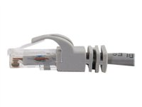 C2G Cat6 Booted Unshielded (UTP) Crossover Patch Cable - Övergångskabel - RJ-45 (hane) till RJ-45 (hane) - 5 m - UTP - CAT 6 - formpressad, hakfri, tvinnad - grå 83510