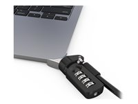 Compulocks Ledge adapter for MacBook Air 15" M2 and M3 with Combination Cable Lock - Säkerhetssats för system - kombinationslås MBALDG05CL