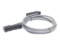 APC Data Distribution Cable - Nätverkskabel - TAA-kompatibel - RJ-45 (hona) till RJ-45 (hona) - 6.4 m - UTP - CAT 5e - grå DDCC5E-021