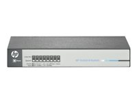 HPE OfficeConnect 1410 8 - Switch - L3 - ohanterad - 8 x 10/100 - skrivbordsmodell J9661A#ABB