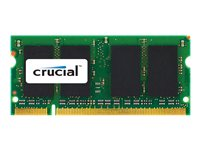 Crucial - DDR2 - modul - 2 GB - SO DIMM 200-pin - 800 MHz / PC2-6400 - CL6 - 1.8 V - ej buffrad - icke ECC CT2G2S800MCEU