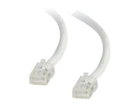 C2G Cat5e Non-Booted Unshielded (UTP) Network Patch Cable - Patch-kabel - RJ-45 (hane) till RJ-45 (hane) - 15 m - UTP - CAT 5e - tvinnad, enhetsstart - vit 83128