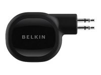 Belkin Retractable Audio Cable - Ljudkabel - mini-phone stereo 3.5 mm hane till mini-phone stereo 3.5 mm hane - 91.4 cm - indragbar AV10039BT03