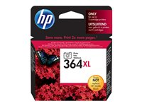 HP 364XL - 6 ml - Lång livslängd - foto-svart - original - bläckpatron (foto) - för Deskjet 35XX; Photosmart 55XX, 55XX B111, 65XX, 7510 C311, 7520, Wireless B110 CB322EE#ABB