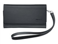 Nokia CP-590 - Plånbok för mobiltelefon - läder - svart - för Nokia Lumia 900 02732H8
