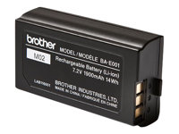 Brother BA-E001 - Batteri för skrivare - litiumjon - för Brother PT-P750; P-Touch PT-750, E300, E500, E550, H500, H75, P750; P-Touch EDGE PT-P750 BAE001