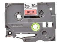 Brother TZe-421 - Självhäftande - svart på röd - Rulle (0,9 cm x 8 m) 1 kassett(er) bandlaminat - för Brother PT-P750, P950; P-Touch PT-1005; P-Touch Cube PT-P300; P-Touch Cube Plus PT-P710 TZE421