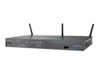 Cisco 887VA Annex M ETSI Compliant - Trådlös router - DSL-modem - 4-ports-switch - WAN-portar: 2 - 802.11b/g/n (draft 2.0) - 2,4 GHz C887VAM-W-E-K9