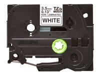 Brother TZe-N201 - Svart på vitt - Rulle (3,56 cm x 8 m) 1 kassett(er) ej laminerat band - för Brother PT-D210, D600, H110, P750, P950; P-Touch PT-D410, D460; P-Touch Cube Pro PT-P910 TZEN201