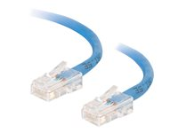 C2G Cat5e Non-Booted Unshielded (UTP) Network Crossover Patch Cable - Övergångskabel - RJ-45 (hane) till RJ-45 (hane) - 1 m - UTP - CAT 5e - tvinnad, enhetsstart - blå 83298