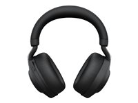 Jabra Evolve2 85 MS Stereo - Headset - fullstorlek - Bluetooth - trådlös, kabelansluten - aktiv brusradering - 3,5 mm kontakt - ljudisolerande - svart - Certifierad för Microsoft-teams 28599-999-989