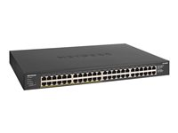 NETGEAR GS348PP - Switch - ohanterad - 48 x 10/100/1000 (24 PoE+) - skrivbordsmodell, rackmonterbar - PoE+ (380 W) GS348PP-100EUS