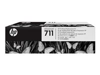 HP 711 - Svart, gul, cyan, magenta - skrivhuvud - för DesignJet T100, T120, T120 ePrinter, T125, T130, T520, T520 ePrinter, T525, T530 C1Q10A