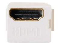 C2G Snap-In HDMI Keystone Insert Module - Modulär insättning - HDMI - vit 81302