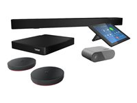 Lenovo ThinkSmart Core - Full Room Kit - paket för videokonferens - med 3 års Lenovo Premier Support + underhåll första året - Certifierad för Zoom Rooms - svart 12QR0001MT