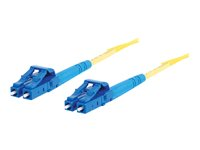 C2G - Patch-kabel - LC enkelläge (hane) till LC enkelläge (hane) - 3 m - fiberoptisk - 9 / 125 mikrometer - gul 85433