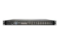 SonicWall NSa 6700 - Essential Edition - säkerhetsfunktion - med 5 års TotalSecure - 10 GigE, 40 Gigabit LAN, 5 GigE, 2.5 GigE, 25 Gigabit Ethernet - 1U - kan monteras i rack 02-SSC-9602