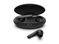 Belkin SoundForm Move Plus - True wireless-hörlurar med mikrofon - inuti örat - Bluetooth - svart PAC002BTBK-GR