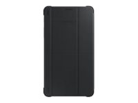 Samsung Book Cover EF-BT330BBEGWW - Vikbart fodral för surfplatta - svart - 8" - för Galaxy Tab 4 (8 tum) EF-BT330BBEGWW
