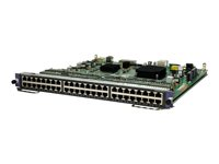 HPE SC Module - Expansionsmodul - Gigabit Ethernet (PoE+) x 48 - för HPE 7502, 7503, 7503-S Switch with 1 Fabric Slot, 7506, 7506-V, 7510 JG664A