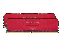 Ballistix - DDR4 - sats - 32 GB: 2 x 16 GB - DIMM 288-pin - 3600 MHz / PC4-28800 - CL16 - 1.35 V - ej buffrad - icke ECC - röd BL2K16G36C16U4R
