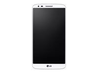 LG G2 D802 - 4G pekskärmsmobil - RAM 2 GB / Internal Memory 32 GB - LCD-skärm - 5.2" - 1920 x 1080 pixlar - rear camera 13 MP - vit LGD802.ANEUWH