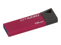 Kingston DataTraveler Mini 3.0 - USB flash-enhet - 16 GB - USB 3.0 - röd DTM30/16GB