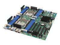 Intel Server Board S2600STBR - Moderkort - SSI EEB - Socket P - 2 CPU:n som stöds - C624 Chipuppsättning - USB 3.0 - 2 x 10 Gigabit LAN S2600STBR