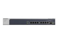 NETGEAR XS508M - Switch - ohanterad - 7 x 10 Gigabit Ethernet + 1 x 10 Gigabit Ethernet / 10 Gigabit Ethernet SFP+ - skrivbordsmodell, rackmonterbar XS508M-100EUS