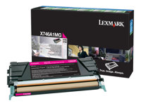 Lexmark - Magenta - original - tonerkassett LCCP, LRP - för Lexmark X746de, X748de, X748de LDS, X748de Statoil, X748dte X746A1MG